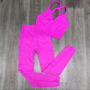 NEW Free People Good Karma Leggings & Bra Top Set